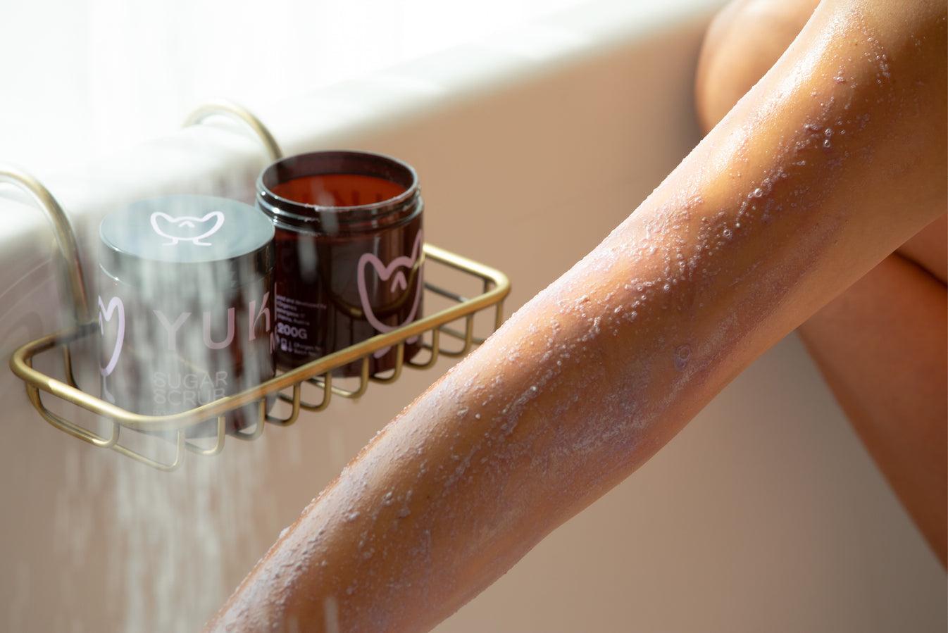 Sugar Scrub Rose Vanilla 200g von YUKIES - Kletterling – einfach Kind sein