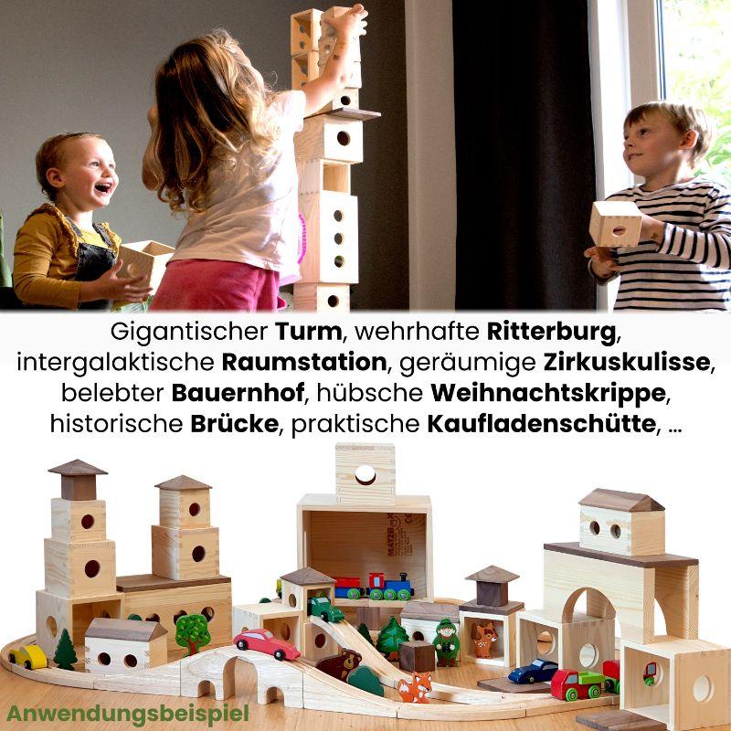 Kreativbaukasten für Kinder - Spielzeug aus Holz | Handarbeit | Natürlich - MATZBOX - Kletterling – einfach Kind sein