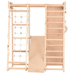 Klettergerüst PRO NATUR GYM | Sprossenwand, Rutsche, Ringe, Monkey Bar | ab 3 Jahren - Kletterling – einfach Kind sein