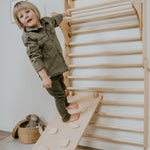 Pikler Dreieck (2in1 Sprossenwand) und Rutsche von leg&go - Kletterling – einfach Kind sein