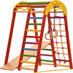 Klettergerüst PIPPI LANGSTRUMPF GYM | Sprossenwand, Netz, Ringe | ab 3 Jahren - Kletterling – einfach Kind sein