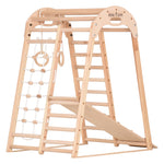 Klettergerüst NATUR GYM | Sprossenwand, Netz, Ringe | ab 3 Jahren - Kletterling – einfach Kind sein