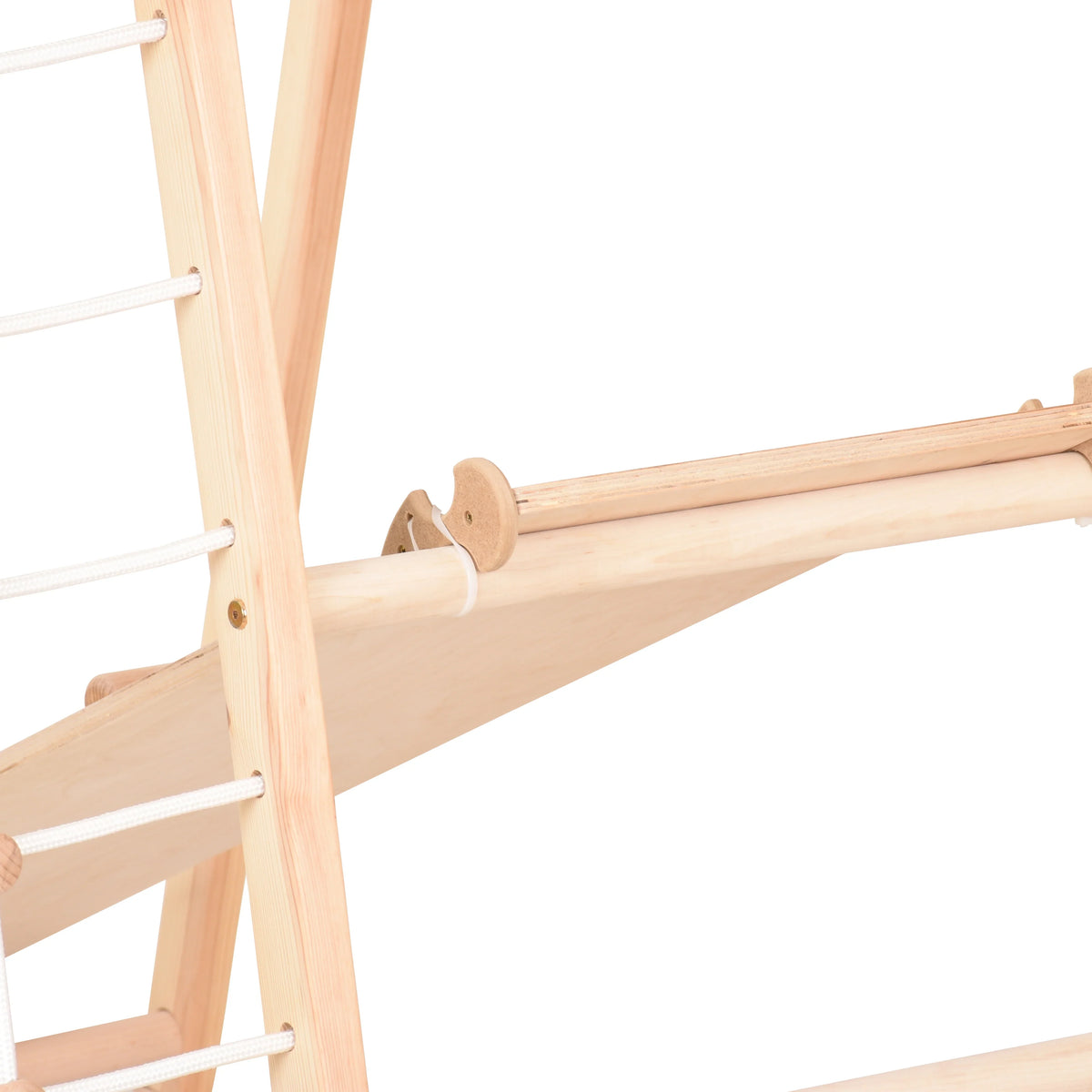 Klettergerüst NATUR GYM | Sprossenwand, Netz, Ringe | ab 3 Jahren - Kletterling – einfach Kind sein