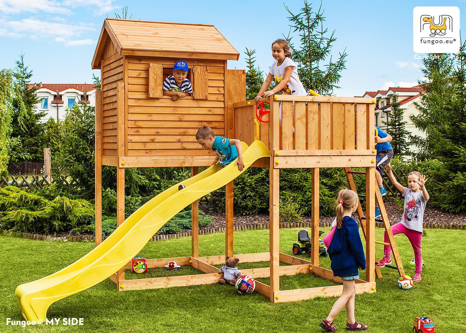 Spielturm My Side: Ein Traumspielplatz im Eigenen Garten - Kletterling – einfach Kind sein