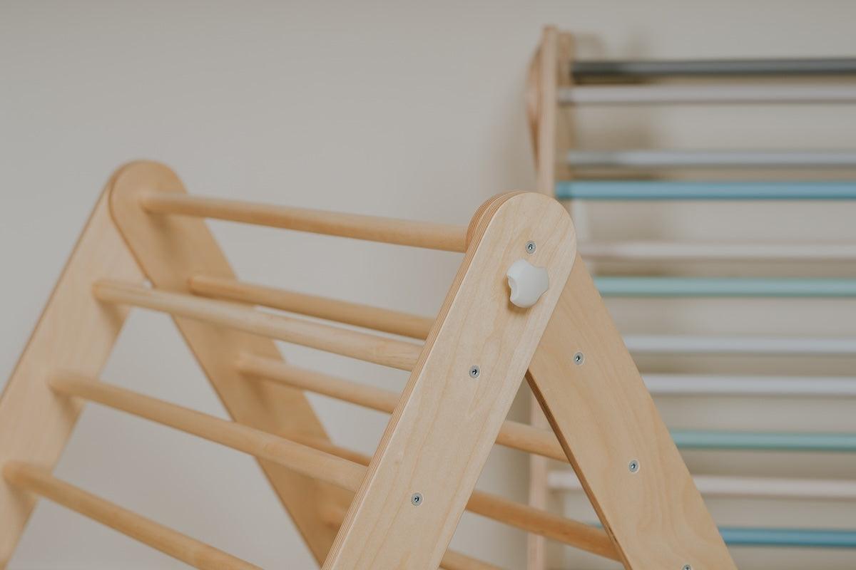 Pikler Dreieck und Sprossenwand 2in1 von leg&go - Kletterling – einfach Kind sein