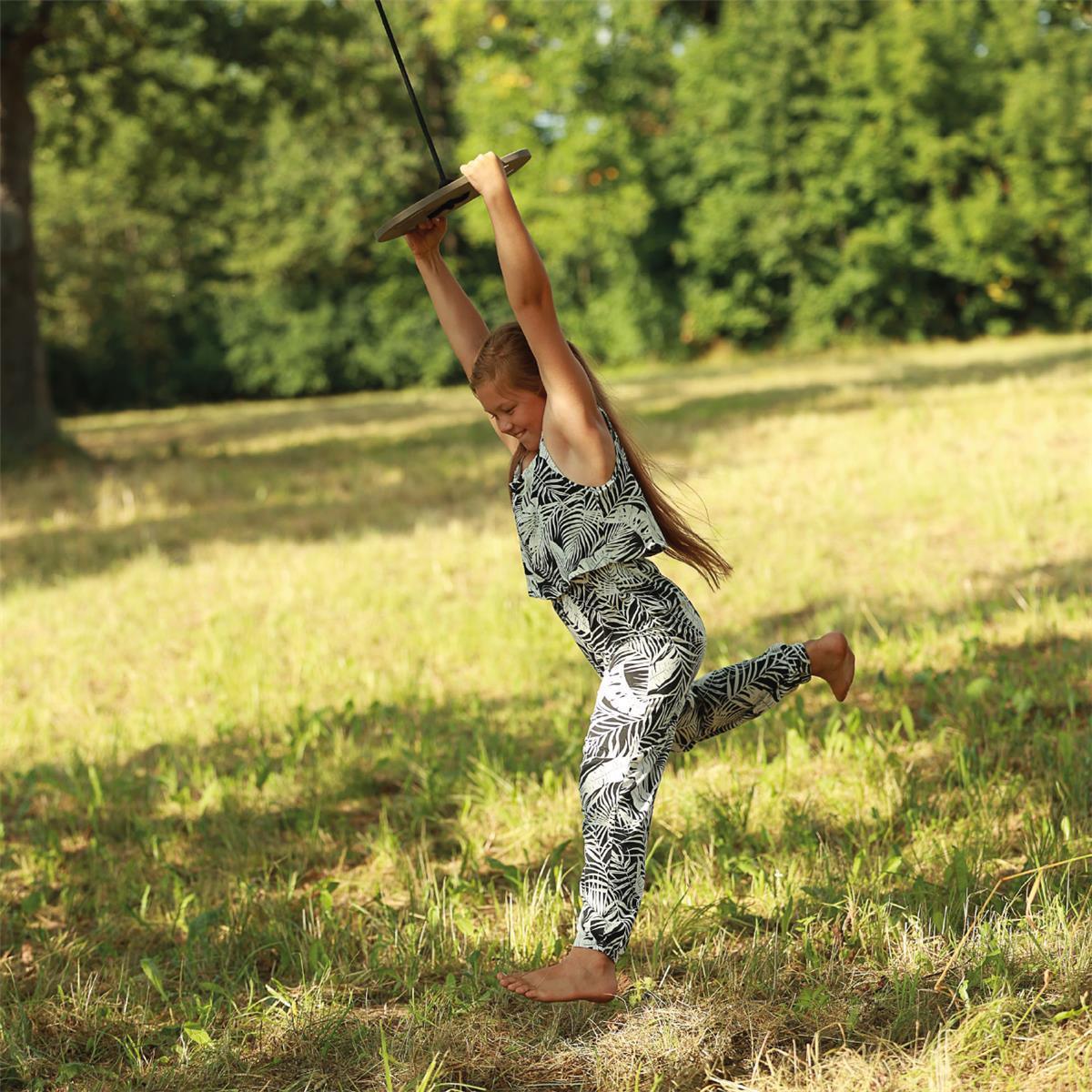 Tellerschaukel - Set grau - Kletterling – einfach Kind sein