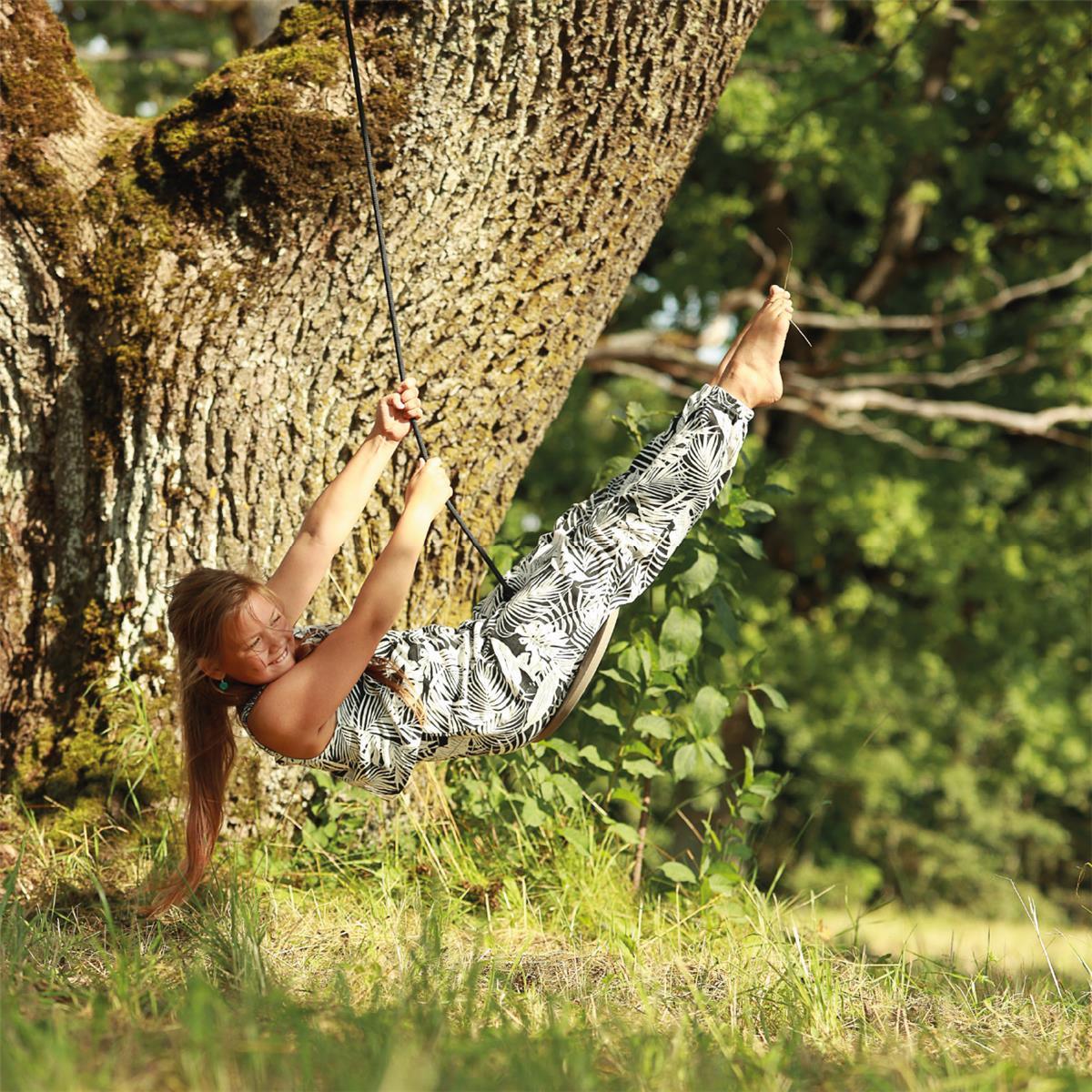 Tellerschaukel - Set grau - Kletterling – einfach Kind sein