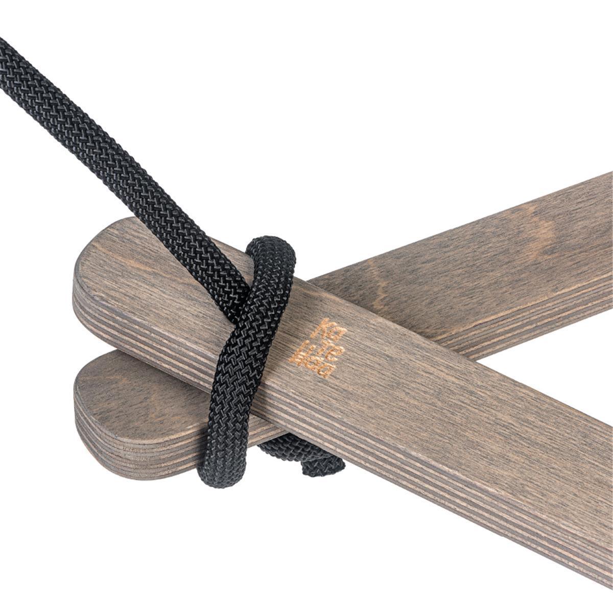 Strickleiter Triangle Schaukel Set mittelgrau - Kletterling – einfach Kind sein