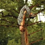 Strickleiter Triangle Schaukel Set groß grau - Kletterling – einfach Kind sein