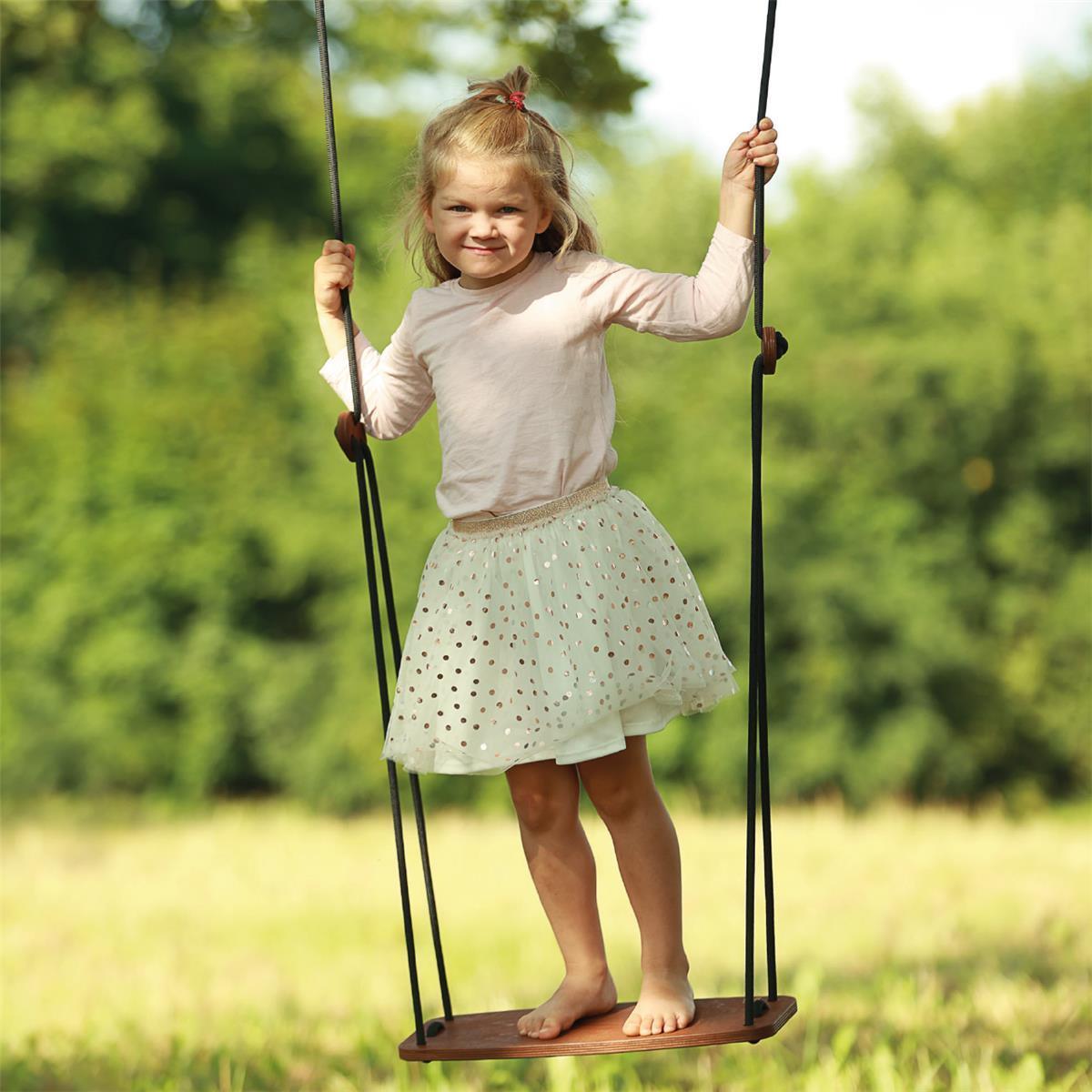 Schaukel für Kinder Set braun - Kletterling – einfach Kind sein