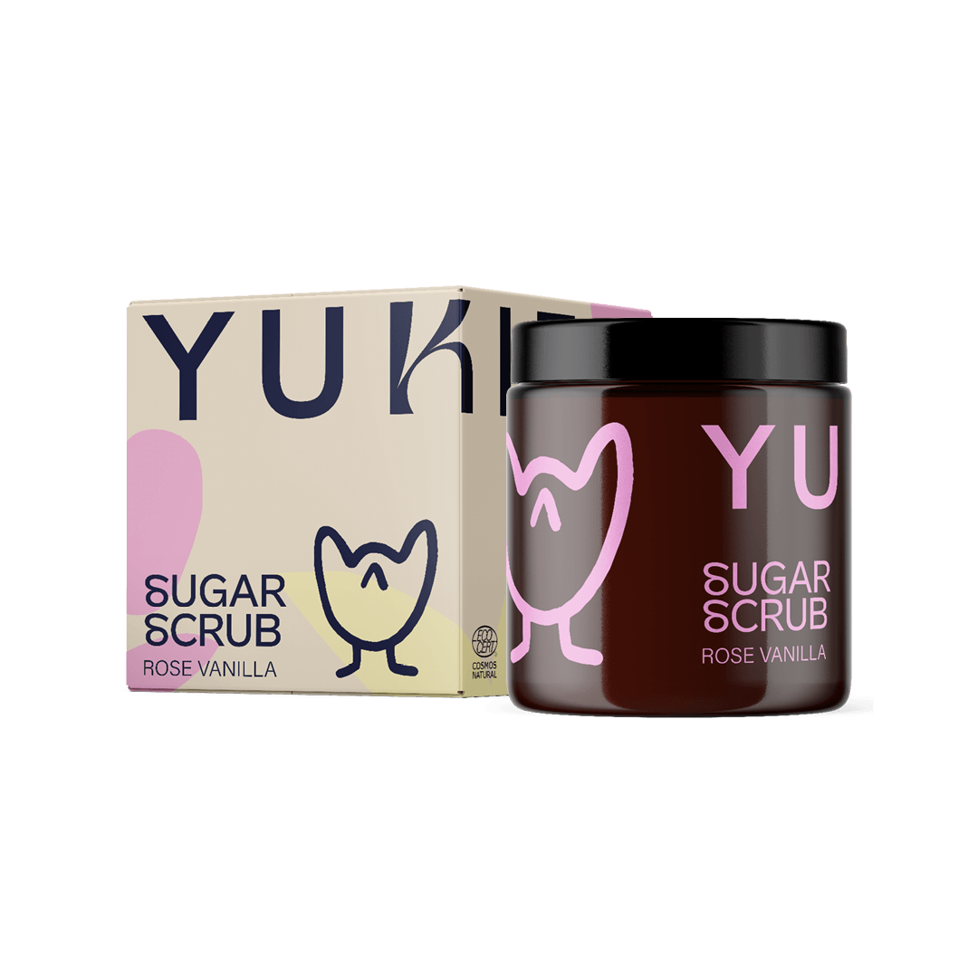 Sugar Scrub Rose Vanilla 200g von YUKIES - Kletterling – einfach Kind sein