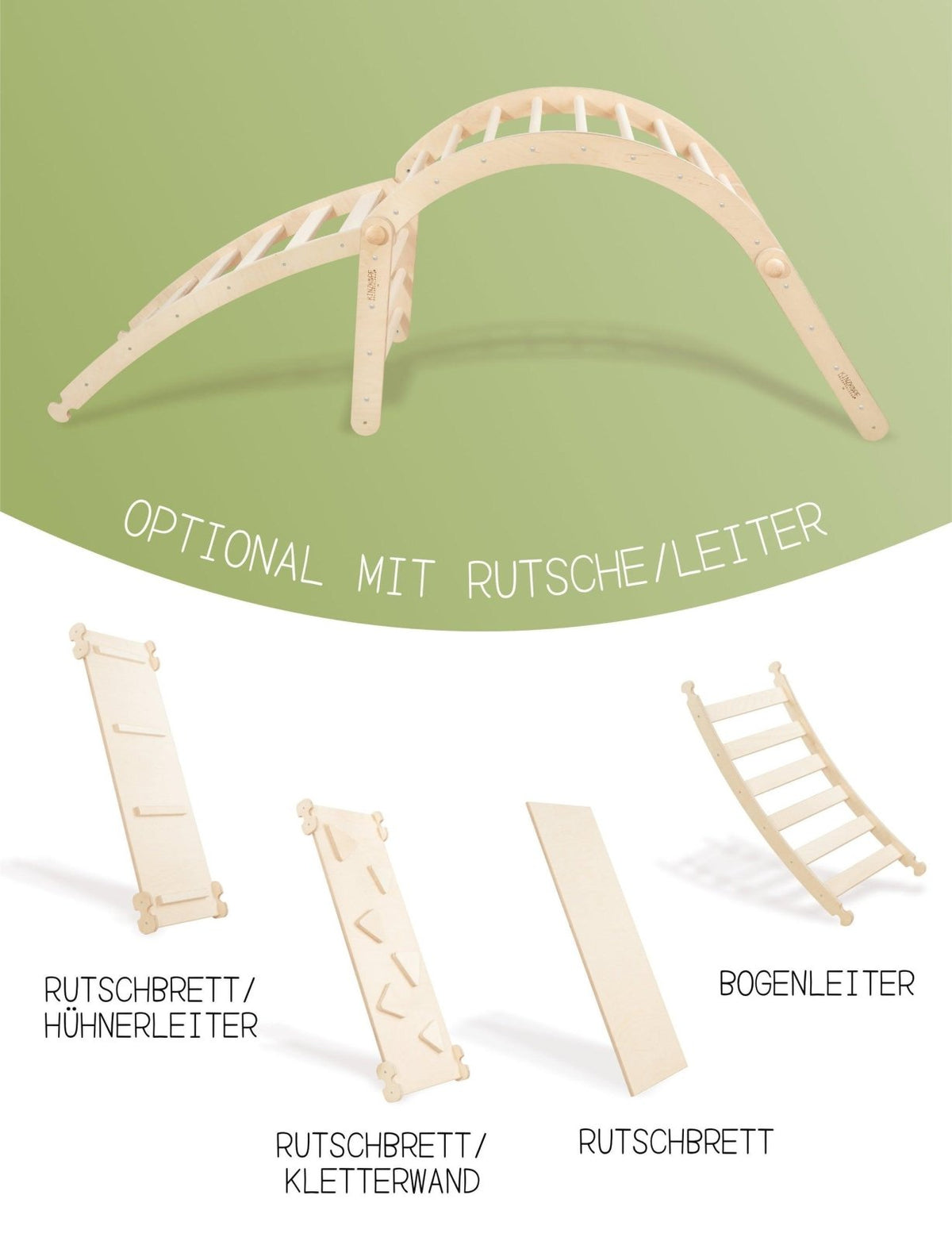 ZAUBERBERG, groß mit Rutsche/Kletterwand - Kletterling – einfach Kind sein