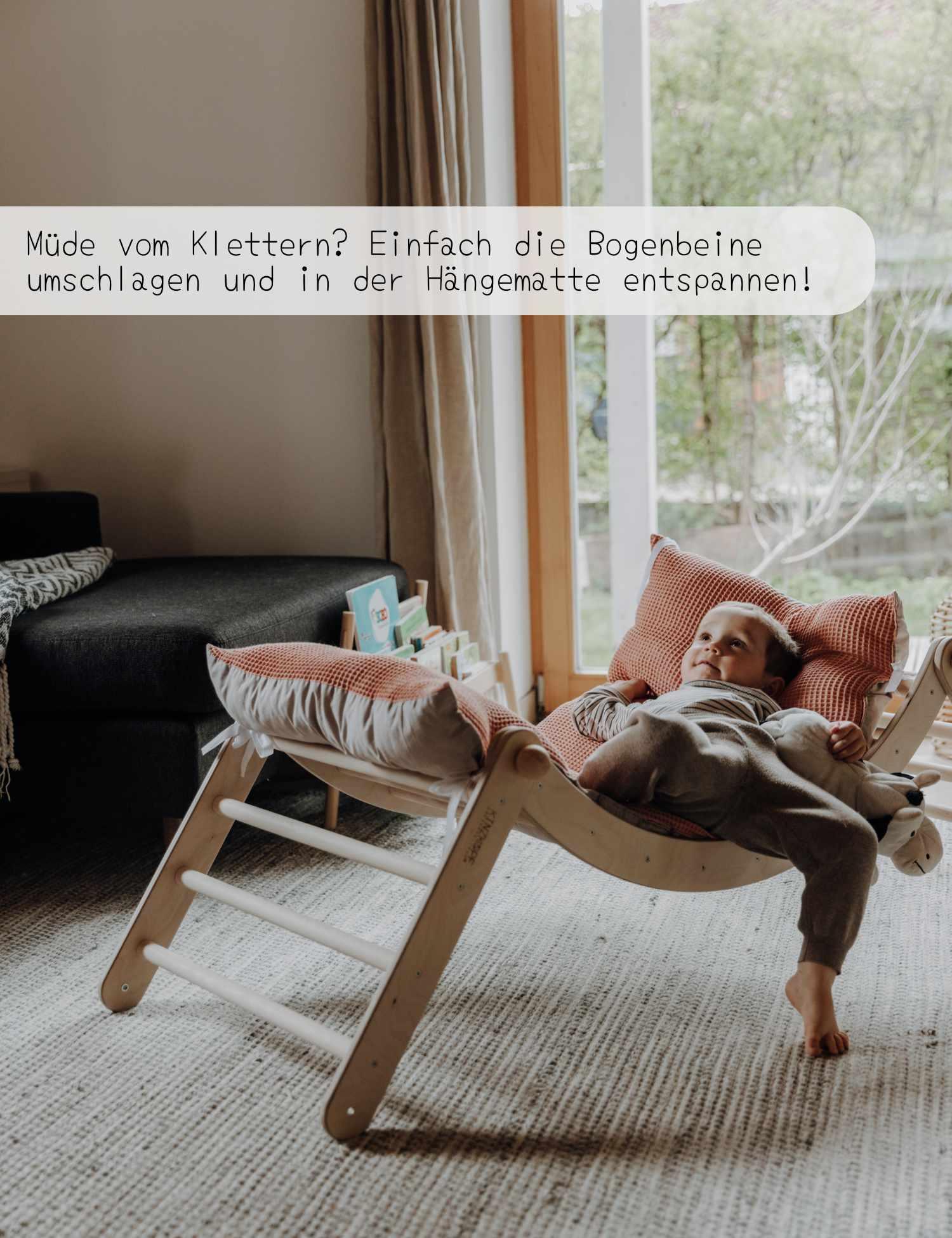 ZAUBERBERG, groß mit Rutsche/Kletterwand - Kletterling – einfach Kind sein